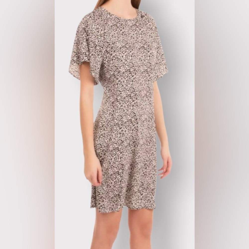 BLUGIRL FOLIES, Leopard Print, Fit And Flare Dress, Size 6